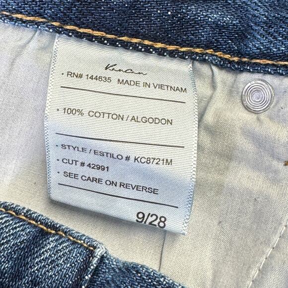 Kancan Women's Jeans Vintage 90s SZ 9 /28 Kick Pleat Blue High Rise Wide Leg NEW - Picture 13 of 16
